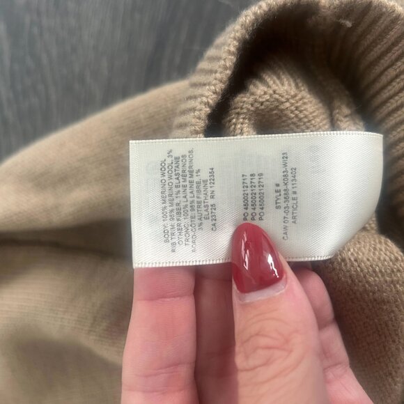 Wilfred Cropped Wool Sweater - Picture 4 of 4